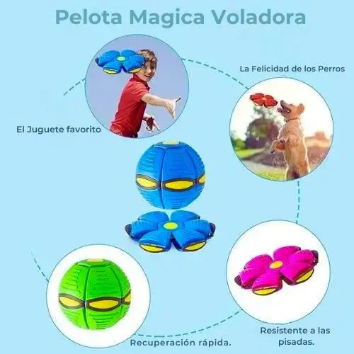 PELOTA OVNI MAGICA: Juguete Multifuncional para la Diversión Familiar