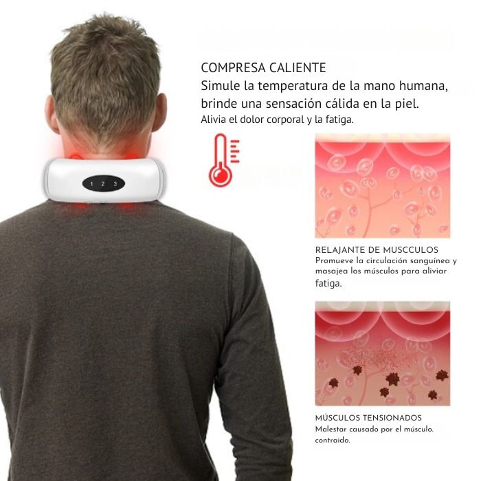 RelaxNeck Pro: FisioAliviador de Cuello Multifuncional